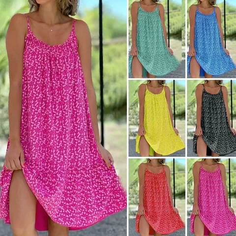 Vestido camisola estampado