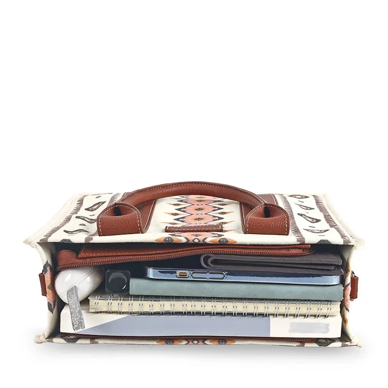 Bolso de hombro retro de moda para mujer