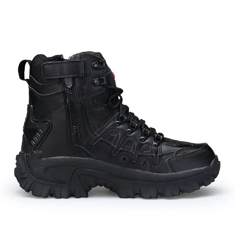Botas de senderismo antideslizantes impermeables para exteriores para hombre, botas de combate