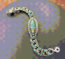 Pulsera de cuentas Dzi de nueve ojos con mantra de seis caracteres turquesa