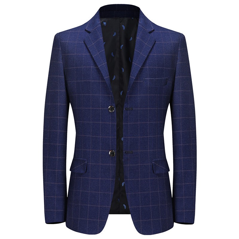 Blazer de un solo pecho para hombre