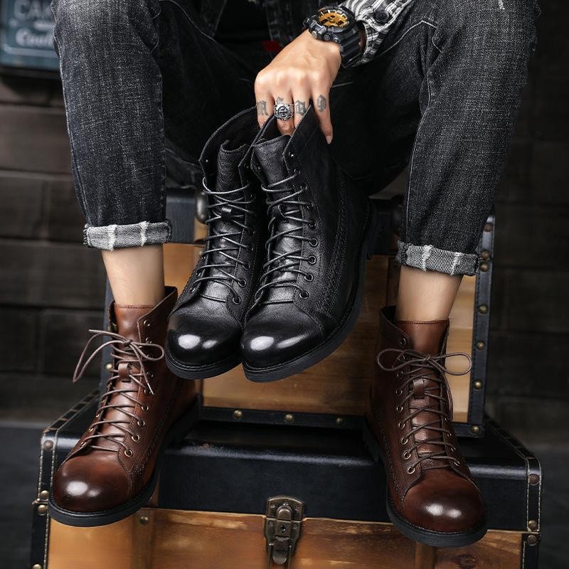 Botines vintage para hombre