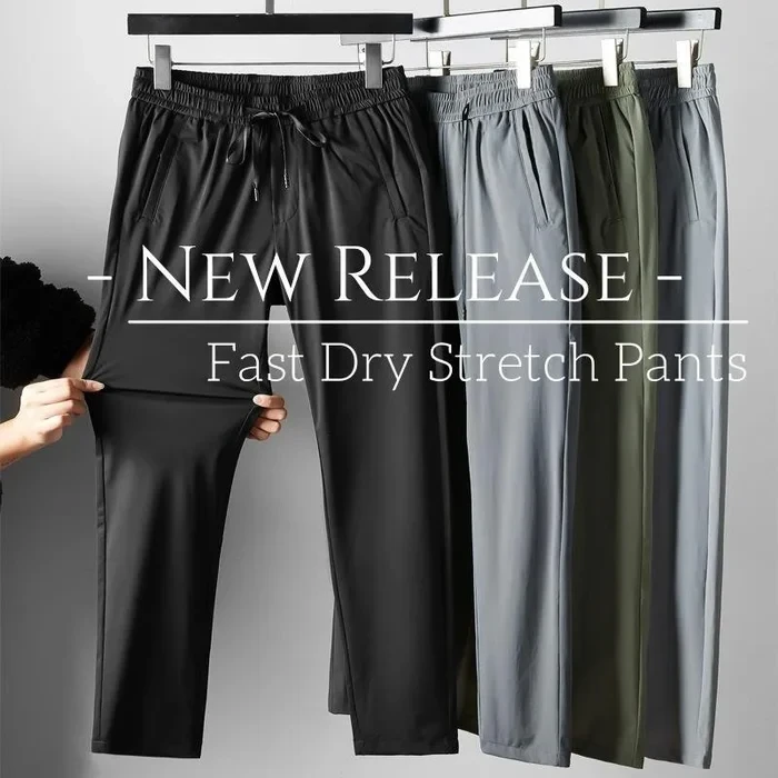 Pantalones elásticos de secado rápido de nuevo lanzamiento