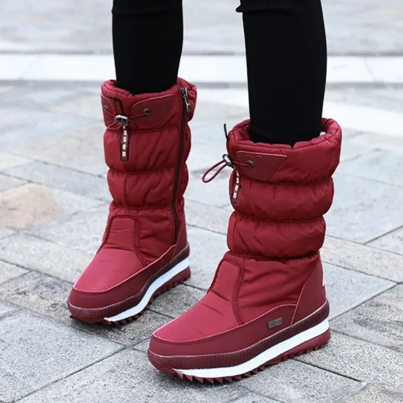 Botas de nieve impermeables para mujer