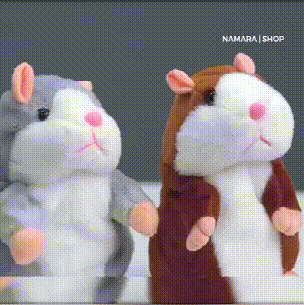 Peluche de hámster parlante