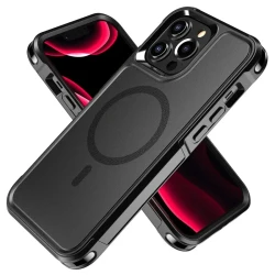 Funda para teléfono móvil anticaídas con imán de doble protección