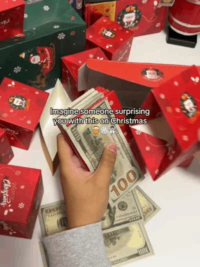 Caja sorpresa de regalo de Navidad