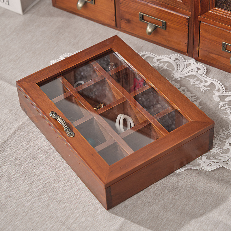 Caja de almacenamiento de madera