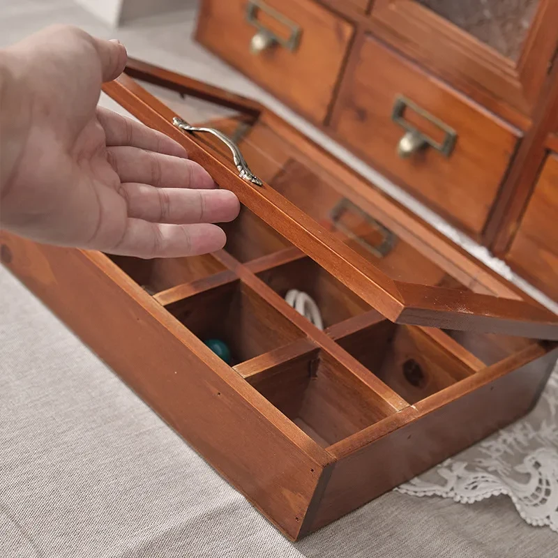 Caja de almacenamiento de madera