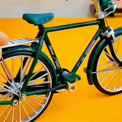 Modelo de bicicleta a escala DIY