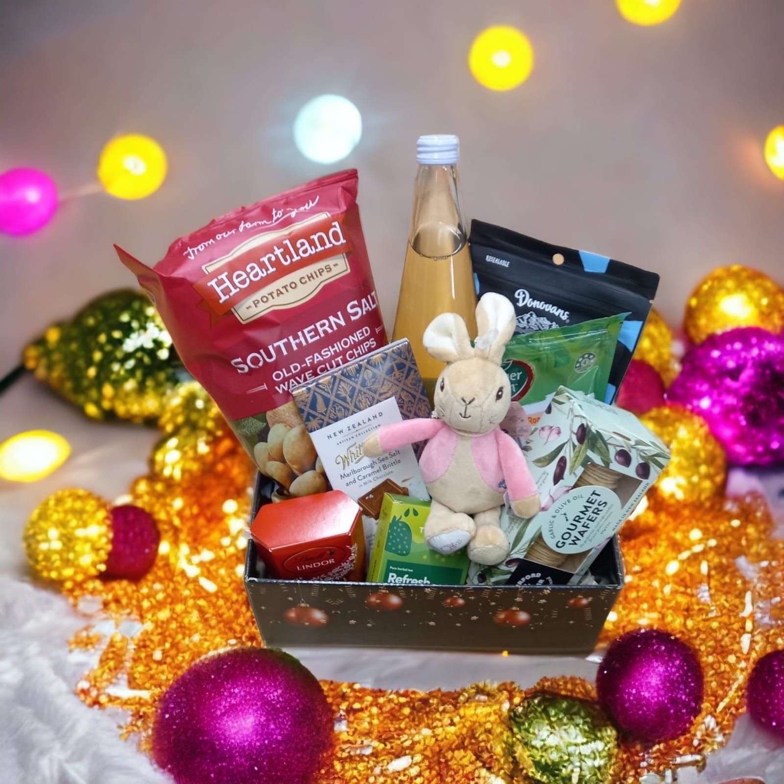 Cesta de delicias de chocolate Bunny Bliss