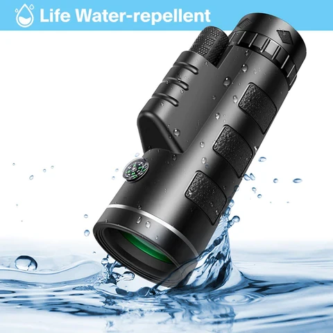 Monocular de bolsillo con zoom de grado militar