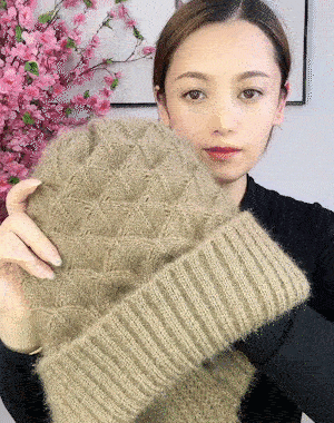 45% de descuento - Bufanda de punto con capucha versátil de invierno para mujer