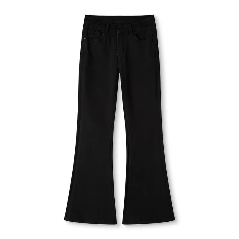 Pantalones vaqueros de cintura alta para mujer, ajustados y elásticos, de aspecto alto y adelgazantes.