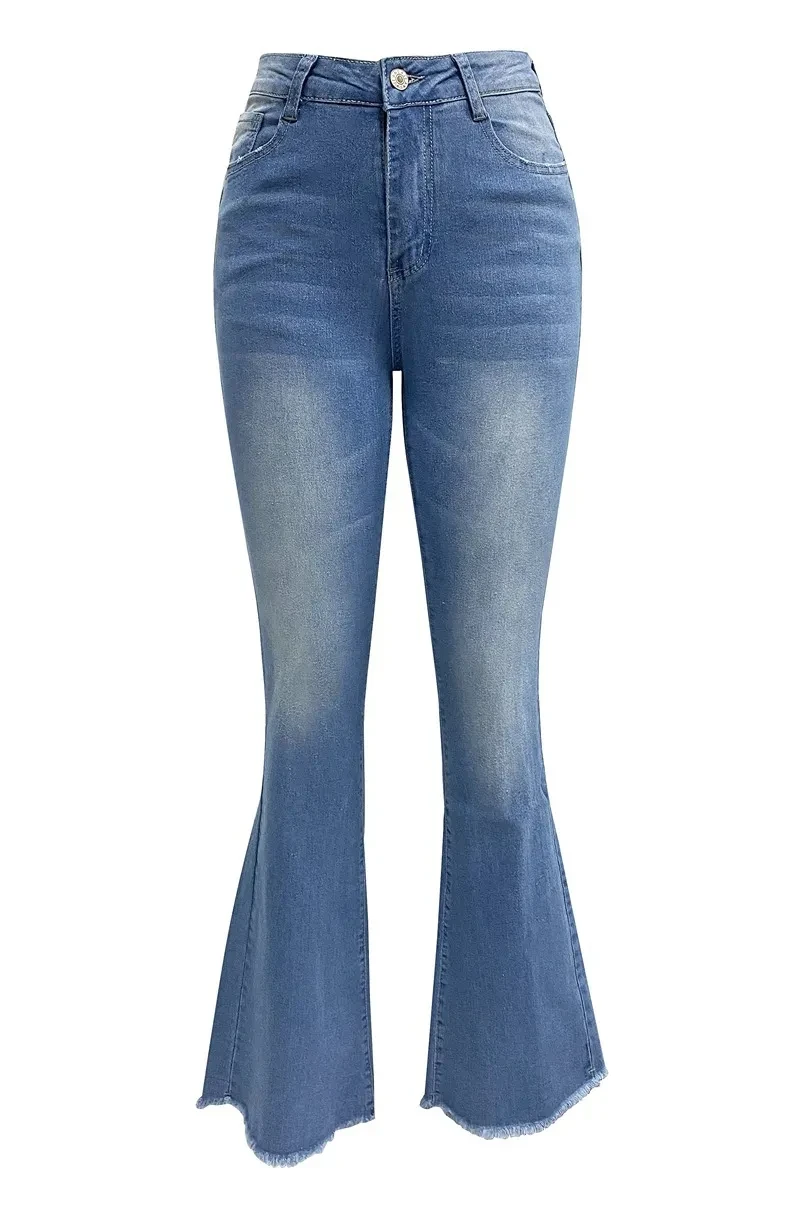 Pantalones vaqueros con bolsillos para mujer
