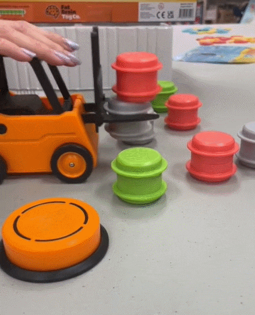 Crazy Forklift - Juego de habilidad de apilamiento para 2 jugadores