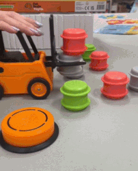Crazy Forklift - Juego de habilidad de apilamiento para 2 jugadores