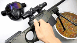 Rifle de francotirador de largo alcance AWM Gel Blaster