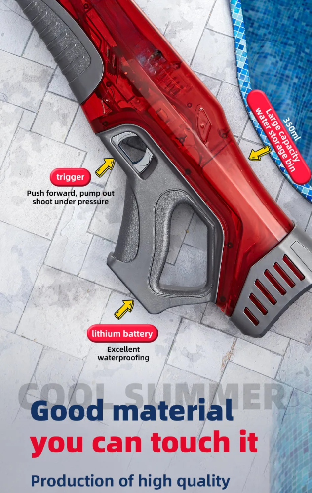 Pistolas de agua transparentes originales