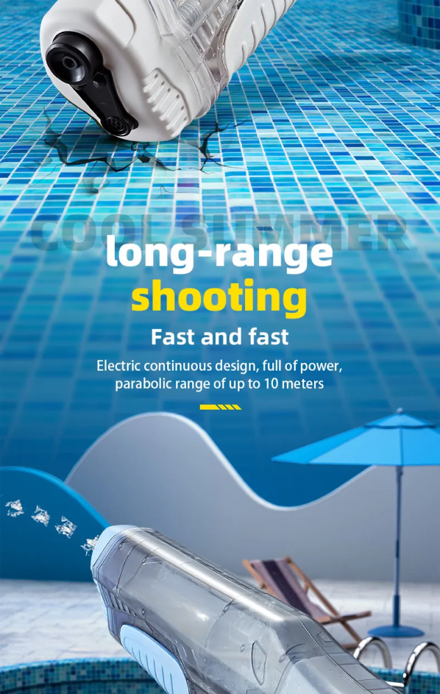 Pistolas de agua transparentes originales