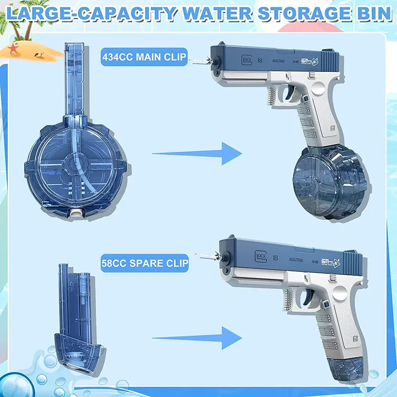 Versión mejorada de la pistola de agua eléctrica