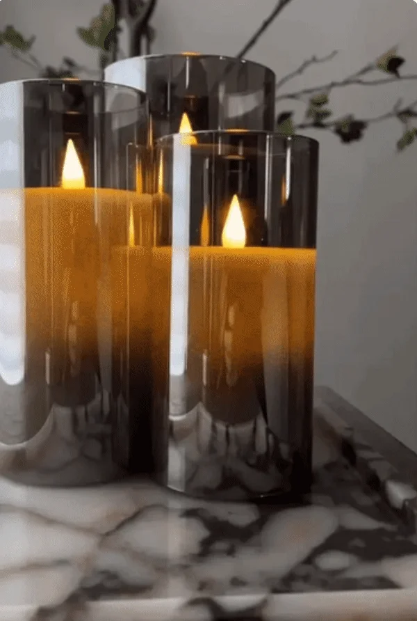 Velas sin llama (3 velas)