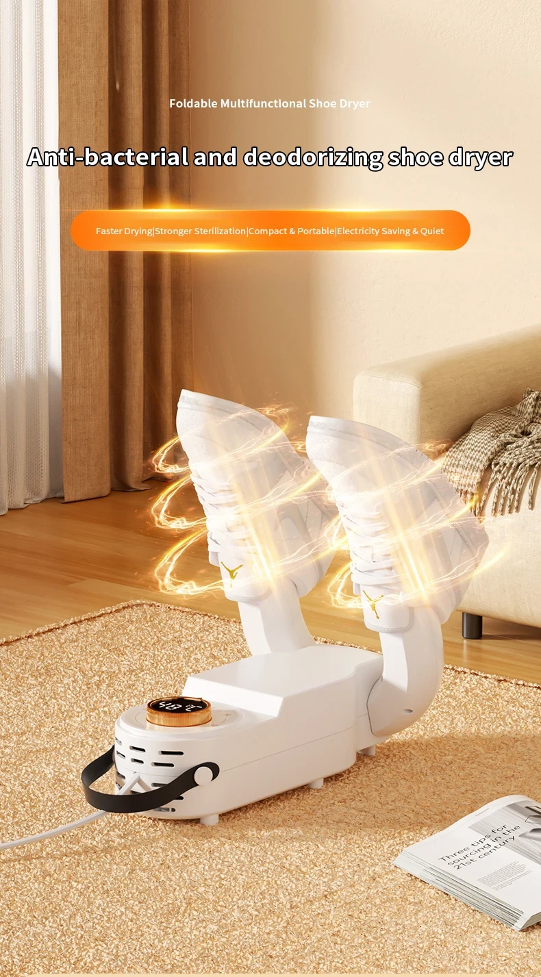 Secador de zapatos eléctrico y calentador de botas