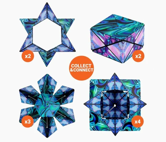 Cubo mágico magnético intercambiable