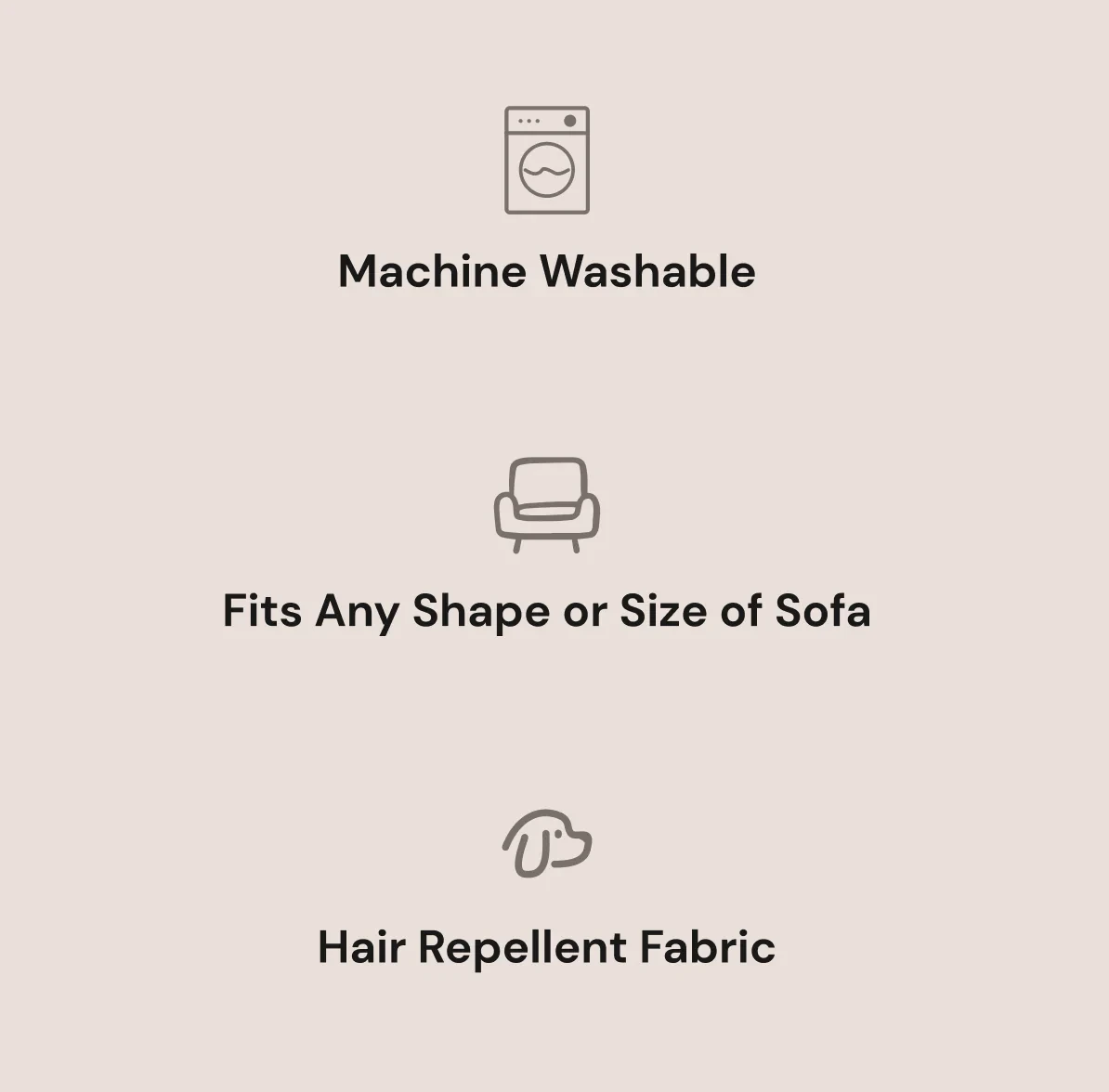 Fundas de sofá Hero - Marrón oscuro