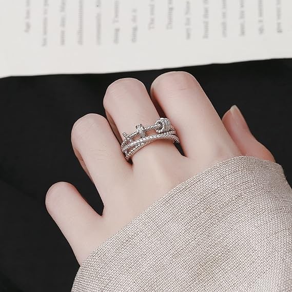 Anillo de circón antiansiedad