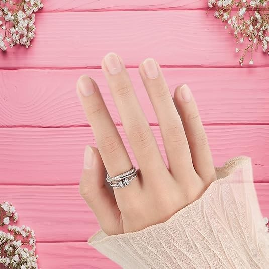 Anillo de circón antiansiedad