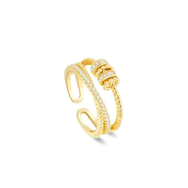Anillo de circón antiansiedad
