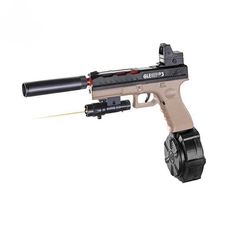 Pistola de bolas de gel de juguete Glock 17 con tambor