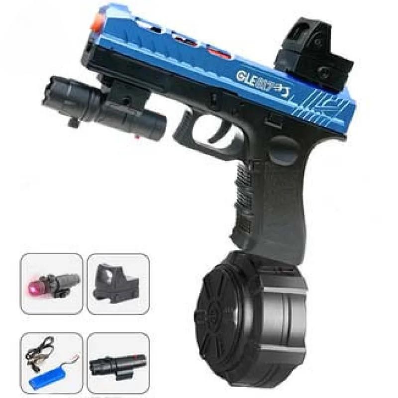 Pistola de bolas de gel de juguete Glock 17 con tambor