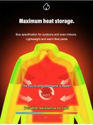 Chaqueta polar con capucha de doble capa para hombre (49 % de descuento)