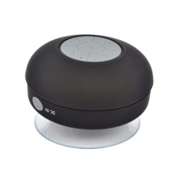 Mini altavoz portátil de ducha con subwoofer, inalámbrico y resistente al agua con Bluetooth.