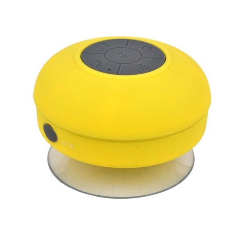 Mini altavoz portátil de ducha con subwoofer, inalámbrico y resistente al agua con Bluetooth.