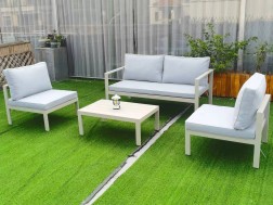 Juego de mesa y sillas de comedor para balcón al aire libre
