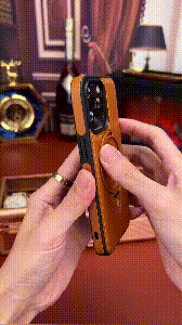 Funda de lujo con soporte invisible para iPhone