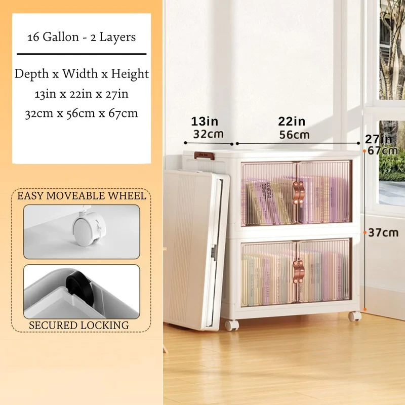 Contenedores de almacenamiento apilables