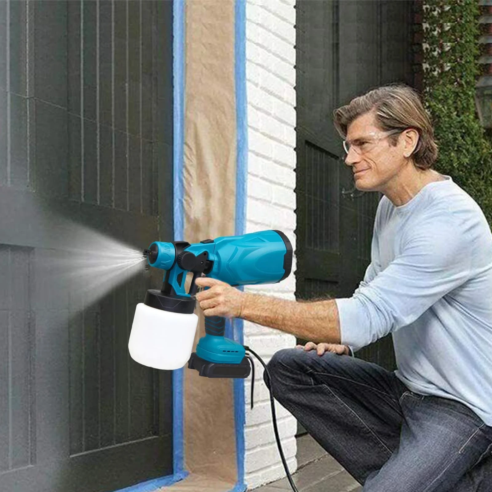 Pistola de pintura | Pulverizador de pintura inalámbrico de alta presión