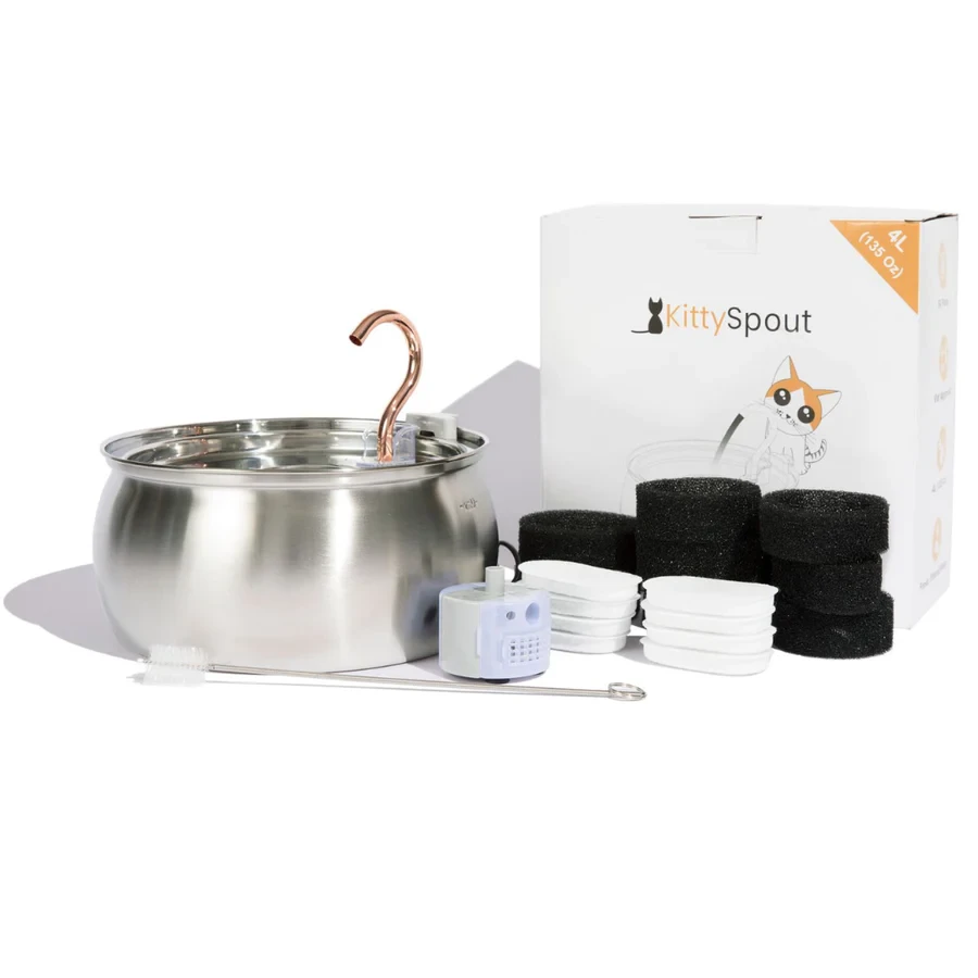 Fuente de agua para gatos