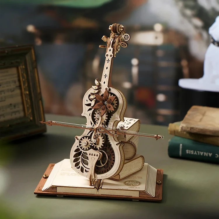 Rompecabezas de madera musical