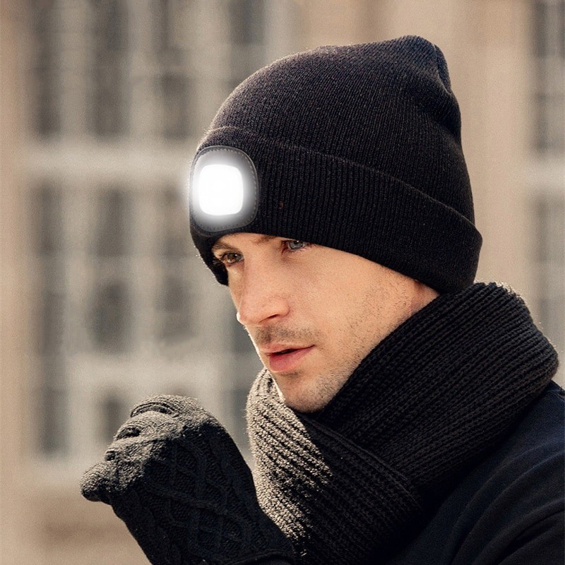 Gorro con luz LED