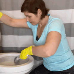Escobilla de baño de silicona Flexer