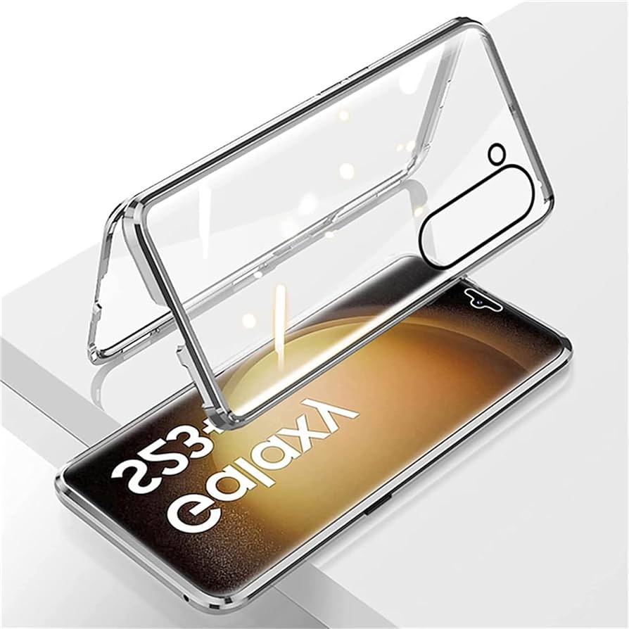 Funda para teléfono de vidrio templado de doble cara