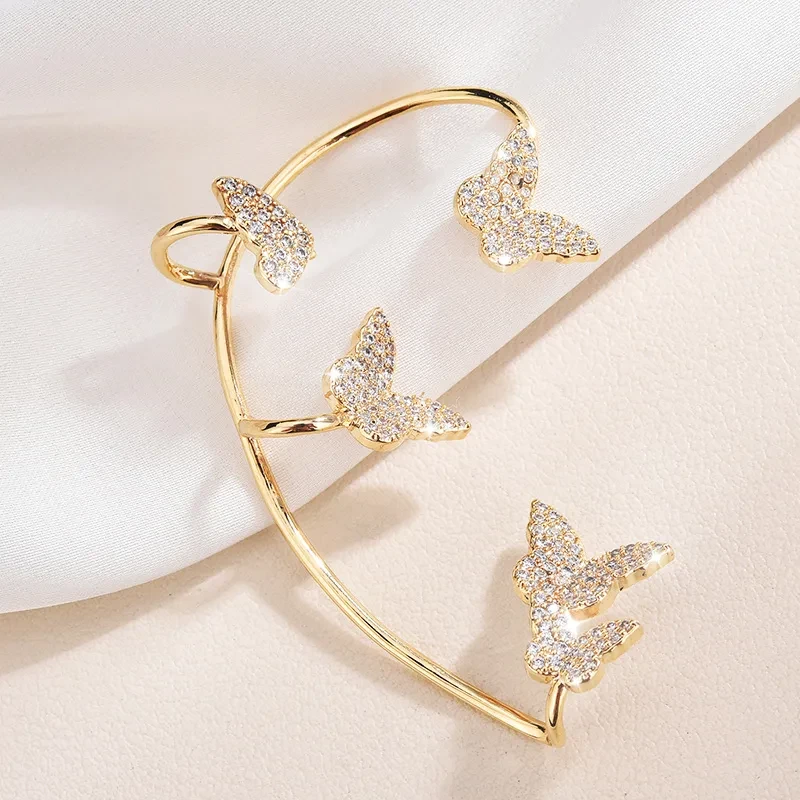 Pendientes de gancho de mariposa