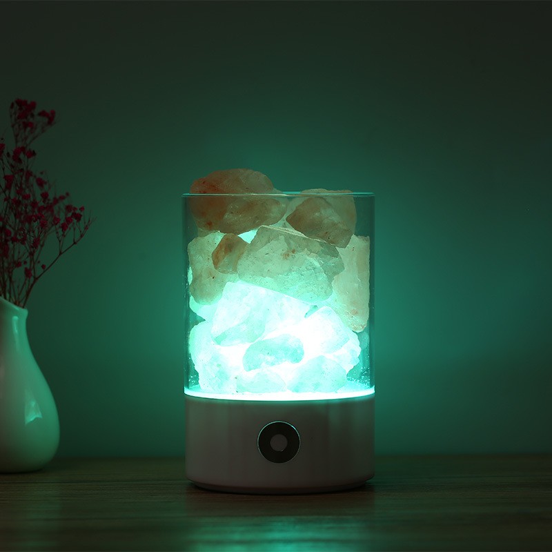 Baliza LED USB CrystalGlow de sal del Himalaya