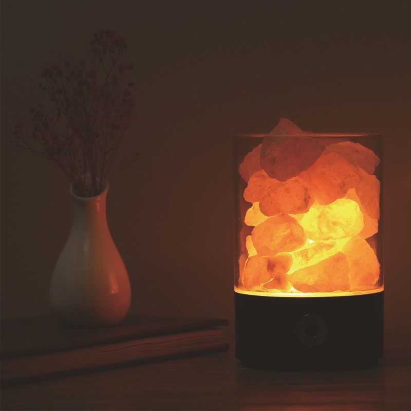 Baliza LED USB CrystalGlow de sal del Himalaya