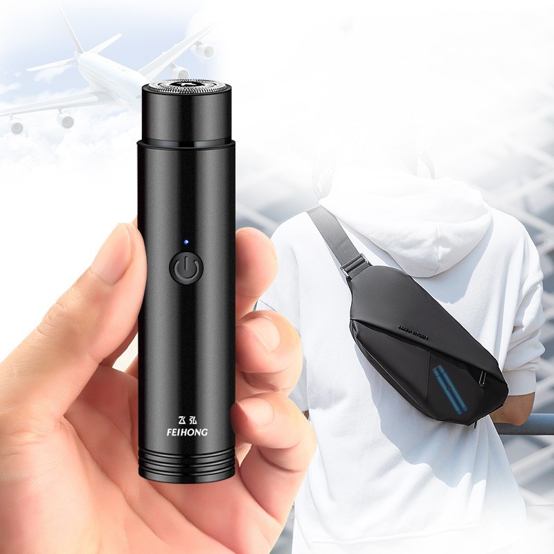 Afeitadora eléctrica compacta recargable para coche